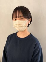 フォト イケブクロ(foto IKEBUKURO)&nbsp;ショート/ボブ/前髪カット×黒髪/ブリーチなし/黒染め[池袋]