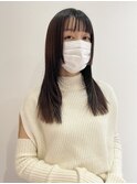 【 YOKE 】ぷつんとレイヤー小顔シャギーフルバング韓国