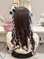 ミラ(Mila)&nbsp;量産型ヘアメ♪編み込みカチューシャ 推し活アレンジ