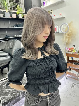 チュダック(ChuDuck) 韓国風《グレージュ》ブリーチ/ケアブリーチ/ダブルカラー