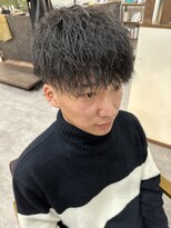 ウォルク(WOLK)&nbsp;縦落ちツイストスパイラル/刈り上げマッシュ/束感