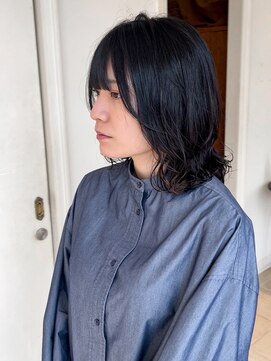 オルガン(Organ) 頬骨ラインからのゆるふわボブパーマ