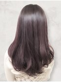 20代30代40代大人可愛いシアーピンク透明感肩毛先Cカール