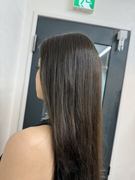 テーラヘアー 取手店(TELA HAIR) オリーブグレージュ　モイスチャーカラーで髪質改善TELAHAIR取手