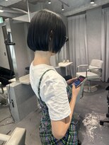 リラス 博多(rilas)&nbsp;外はねボブ　ブルーブラック　イメチェン　美髪