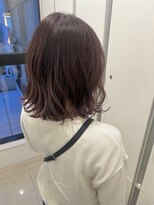 スタイル 成城学園前(STYLE) ピンクラベンダー 秋冬カラー 大人ボブ