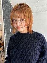 ぷつっとボブ　姫カットレイヤー　外ハネボブ
