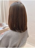 大人かわいい☆サラッとまとまるミディアムストレート♪縮毛矯正