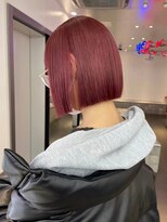 テーマ 下北沢(Thema) ボブ白髪染め白髪ぼかしブリーチなしダブルカラー下北沢