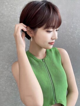 ロンドウル 熊本(Lond ulu) マッシュショート／ベージュカラー／2way [熊本/上通/下通〕