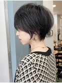イメチェン小顔似合わせ30代40代50代グレージュショートボブ