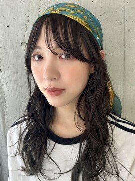 バロンフェム(baLon.fem) 【stylistさわだ】ロングパーマ×バンダナアレンジ