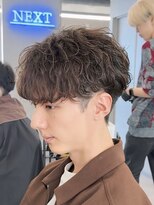 ネクストメンズ 表参道(NEXT men's)&nbsp;サーフカール／スパイキーショート/ブルーブラック/表参 道