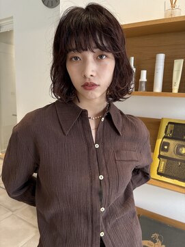 ワンカールボブパーマ