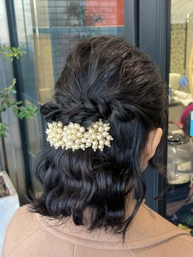 ボブの方必見！結婚式お呼ばれスタイル！