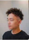 スキンフェード　ツイストスパイラル