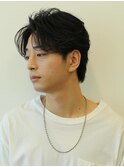 カット/コンマバング/ニュアンスパーマ/池袋メンズカット