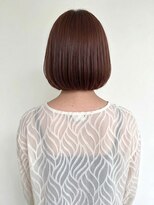 カバーヘア ブリス 上尾西口店(COVER HAIR bliss) ショートボブ切りっぱなしココアブラウン春ブリーチなしp上尾