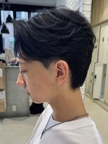パーク(PAAQ)&nbsp;フェザーパーマニュアンスパーマ毛流れパーマメンズパーマ