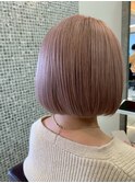 ダークパープル/夏のヘアアレンジ/成田公津の杜駅
