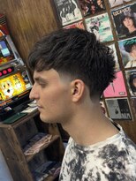 フジヤマバーバーショップ エビス(FUJIYAMA BARBER SHOP ebisu) テーパーフェード×ラフクロップ