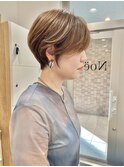 41. ハンサムショート/大人ショートヘア/デザインカラー