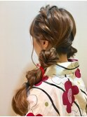浴衣アレンジ