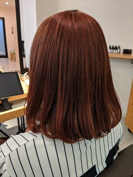 カフカヘア 吉祥寺店(kafka hair) ダブルカラー☆ブラッドオレンジ