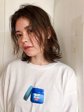 ヘアサロンエムフィス 池袋東口(HAIR SALON M Fe's) 夏シースルーな抜け感☆耳かけミディアム