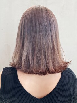 アイティー バイ アルバム 中野店(IT by ALBUM) ミルクティーグレー_オリーブカラーハイライトカラー_ba306032