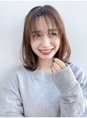 【GARDEN荒井夏海】外ハネレイヤーボブ×シースルーウザバング