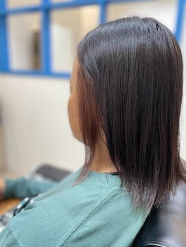 ソル(so/L) インナーカラー+カット