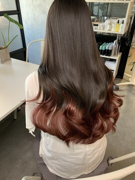 サクラ 岐阜(SAKURA) 縮毛矯正×裾カラー