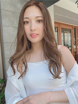 ルービック 京橋(Rubik's) 小顔カットニュアンスカール/透明感ベージュ