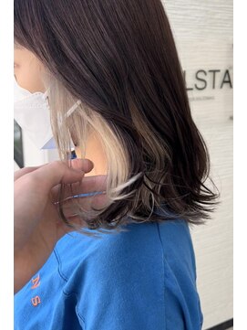 ベルスタ(BELSTA) ホワイティベージュのインナーカラー♪