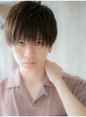 1分スタイリング！長めバング栗色ウルフマッシュR草加