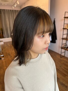 ループ(Loop) インナーカラー×ウルフヘア