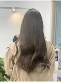 ブリーチなしグレージュ