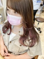 ヘアサロン ドットプラス 町田店(dot. plus)&nbsp;【市井友佳子】レイヤースタイル×インナーカラー