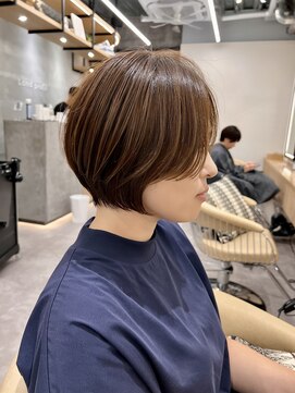 ロンドプロフィール 浦和(Lond profil) Lond.海気　長めの大人ショートボブ