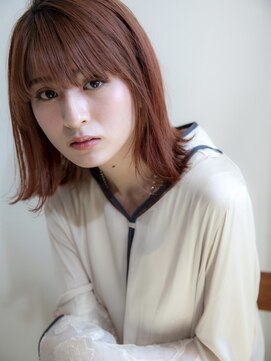 マイ ヘア デザイン 岡崎(MY hair design) 前髪/マチルダボブ/ピンクベージュ/インナーグレージュ/岡崎