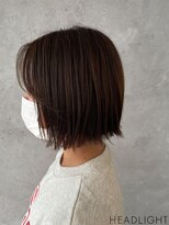 アーサス ヘアー サローネ 新小岩店(Ursus hair salone by HEADLIGHT) アッシュグレー×カジュアルボブ×フレンチカジュアル