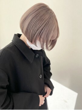 ビジュ(bijou) ボブ/ミルクティー/横須賀/横須賀中央/カット/ブリーチカラー
