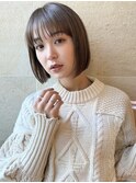 ◎ボブ/ロブ/切りっぱなし/前髪/顔周りカット/銀座一丁目