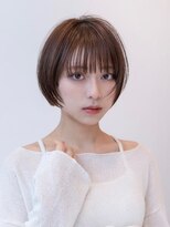 イオ 本厚木(io)&nbsp;20代30代ハッシュカット丸みショート似合わせカットフルバング