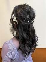 ファーレンピュア(FAHREN PURE)&nbsp;結婚式／お呼ばれヘア／ハーフアップ／ヘアセット／和光市