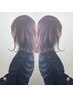【シモノ限定】小顔カット＋髪質改善透明感カラー　　15950→12500