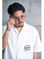 チルチェア 池袋(CHILL CHAIR) ツーブロック×ルーズバックパーマ <池袋> <理容室> <バーバー>