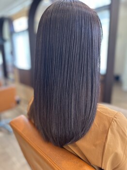 ヘアデザインアンドエステティック リコ(hair design&esthetic rico)の写真/理想の艶感・質感に！こだわりの商材でricoだから叶う扱いやすい美髪×グレイカラー♪