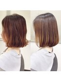 『髪質改善』ストレートエステ（縮毛矯正）（リタッチ可）